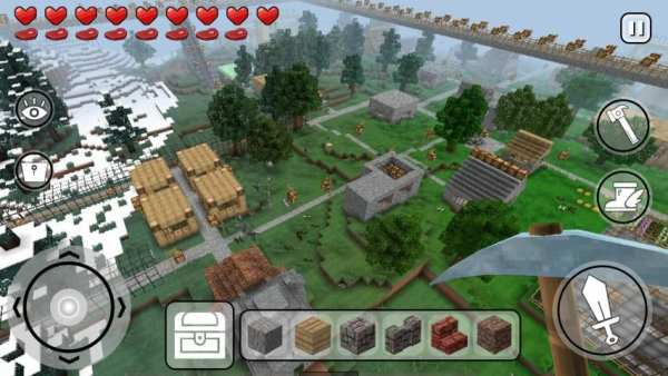 Mini Craft World - Block House Builder स्क्रीनशॉट 2