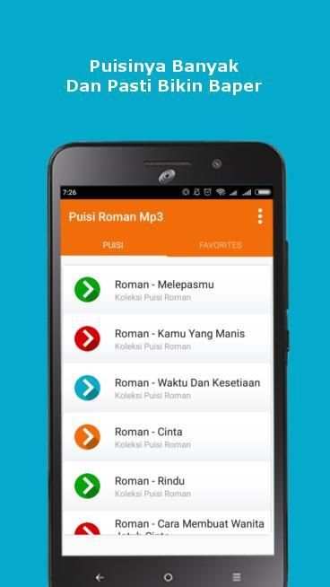 Puisi Roman Mp3 screenshot 5
