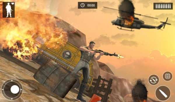 Fire Free Battleground Squad Fire Game स्क्रीनशॉट 5