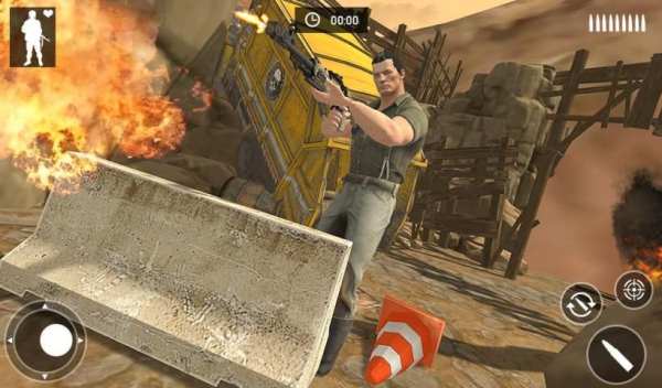 Fire Free Battleground Squad Fire Game स्क्रीनशॉट 2