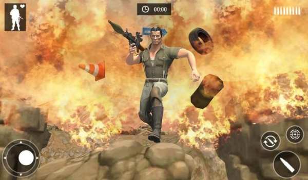 Fire Free Battleground Squad Fire Game स्क्रीनशॉट 1