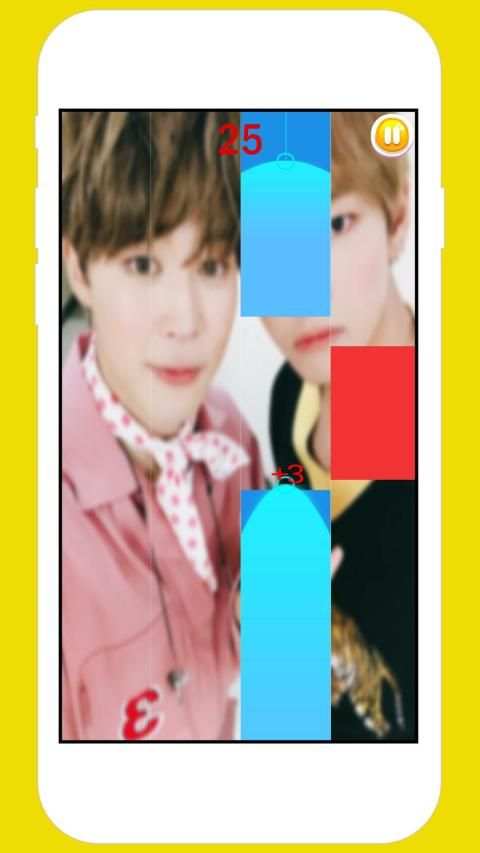 Jimin BTS Piano Tiles Game screenshot 2