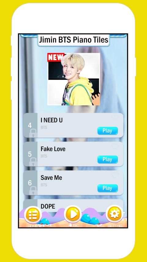 Jimin BTS Piano Tiles Game screenshot 7