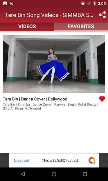 Tere Bin Song Videos - SIMMBA Songs screenshot 2
