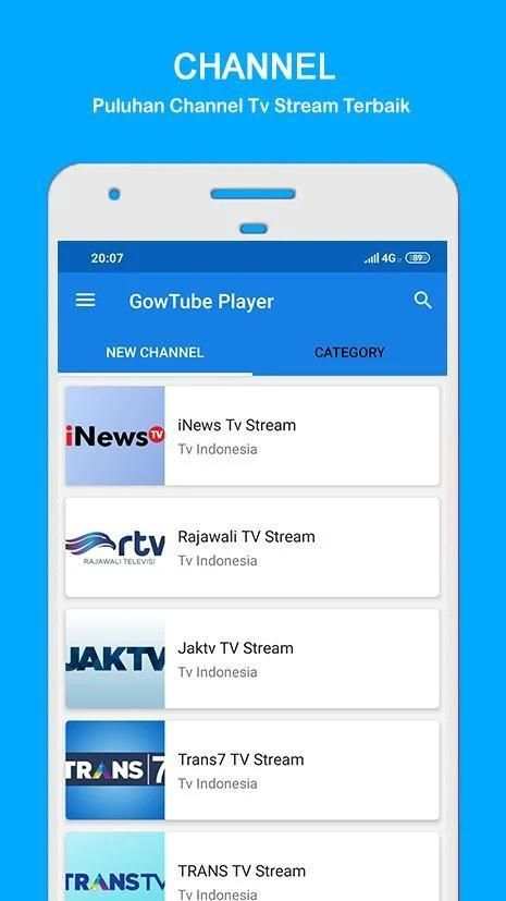 GowTube - Nonton Video, Tv & Live Streaming screenshot 1