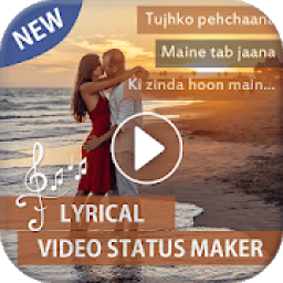 My Photo Lyrical Video Status Maker With Music आइकन