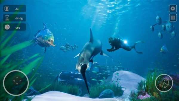 Shark Simulator 2019 - Hungry Shark Games स्क्रीनशॉट 3