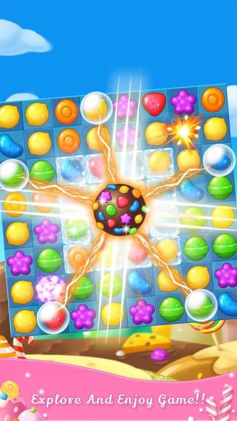 Sweet Candy Sugar: Free Match 3 Games 2019 screenshot 4