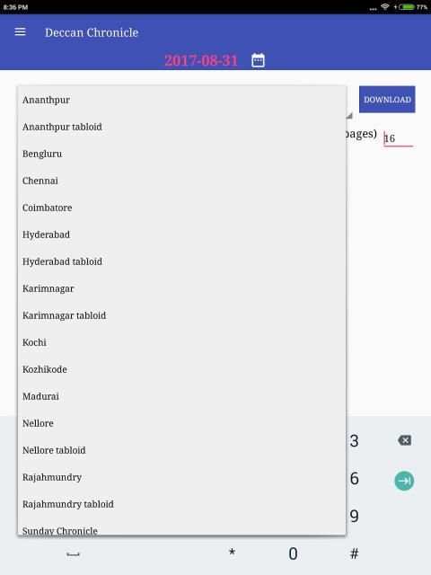 All NewsPaper/E Paper Downloader Reader screenshot 2