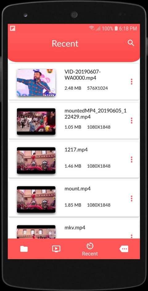 Video player App: Free HD Video player for Android स्क्रीनशॉट 7