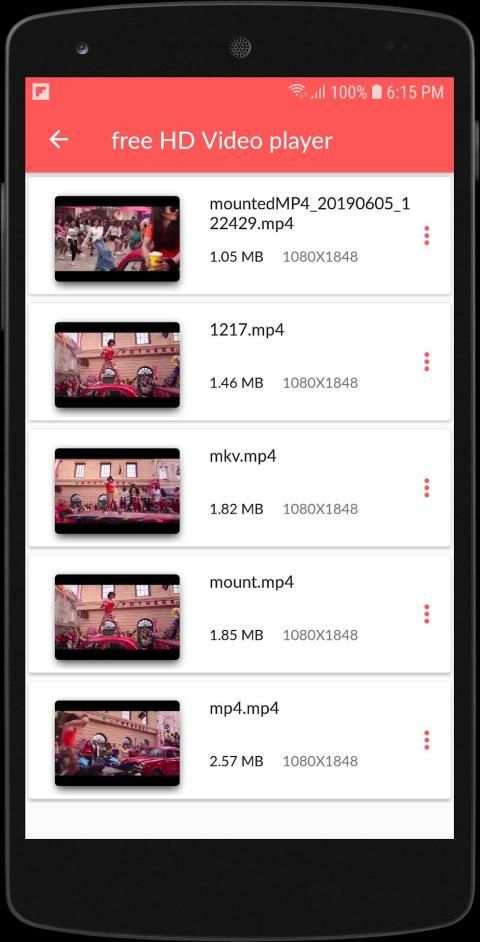 Video player App: Free HD Video player for Android स्क्रीनशॉट 6