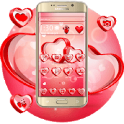 3D Love Heart Launcher Theme आइकन