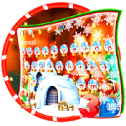 Christmas 3D Gravity Keyboard Theme icon