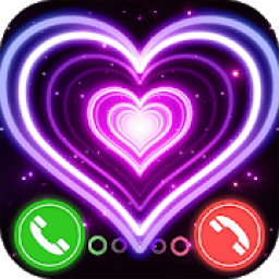 ikon Heart Call Color Phone Screen - Color Phone Flash