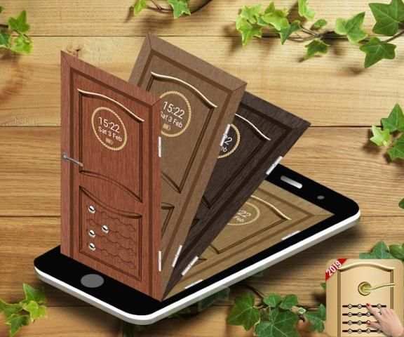 Secure Screen Lock - Door Screen Lock 2019 स्क्रीनशॉट 1