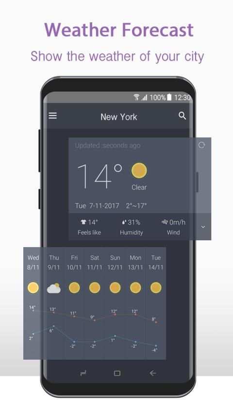 Next S8 Edge Style Launcher स्क्रीनशॉट 1