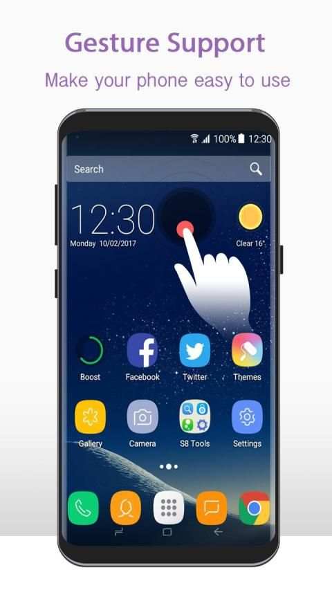 Next S8 Edge Style Launcher स्क्रीनशॉट 4