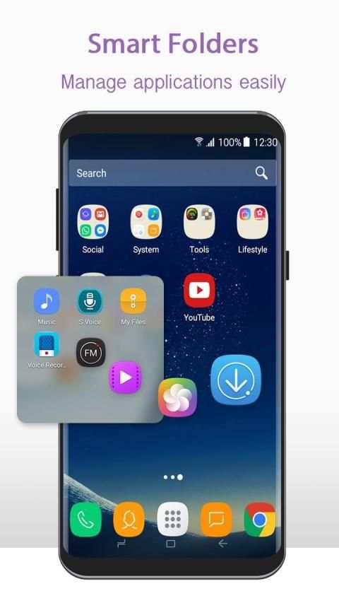 Next S8 Edge Style Launcher स्क्रीनशॉट 7
