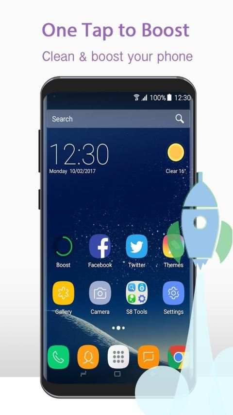 Next S8 Edge Style Launcher स्क्रीनशॉट 5