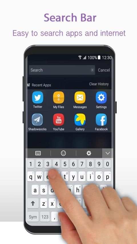 Next S8 Edge Style Launcher स्क्रीनशॉट 2
