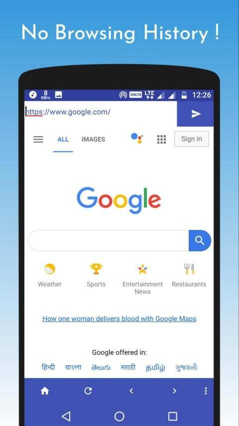 Fast & Secure Browser with QR and Bar Code Scanner screenshot 4
