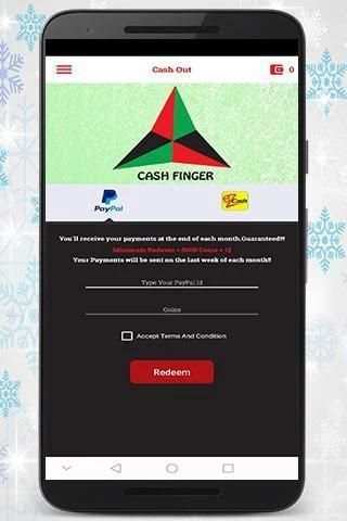 Cash Finger - Money at Fingertips screenshot 1