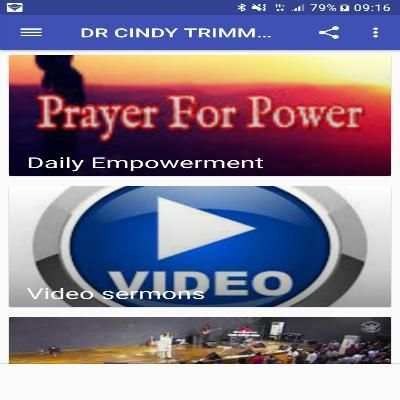 DR CINDY TRIMM MINISTRIES स्क्रीनशॉट 2
