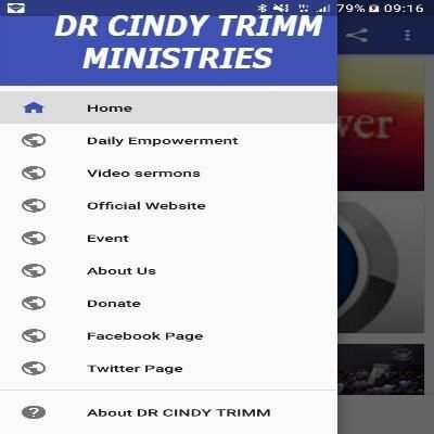 DR CINDY TRIMM MINISTRIES स्क्रीनशॉट 1