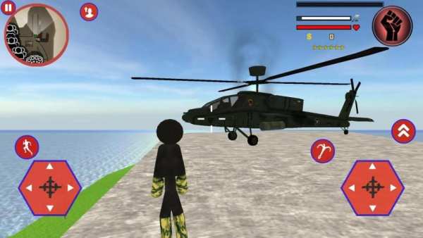 Us Stickman Army Commando Fight Miami Crime screenshot 2