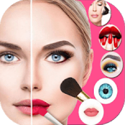 Beauty Face Makeup : Camera With Photo Editor आइकन