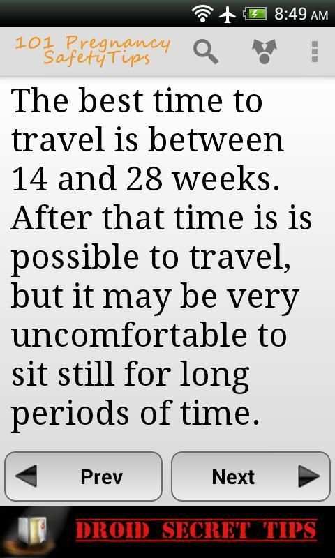 101 Pregnancy Safety Tips Free screenshot 8