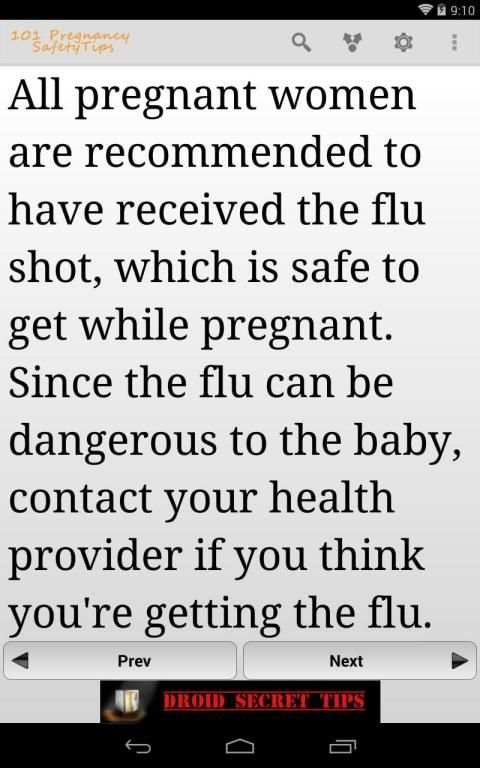 101 Pregnancy Safety Tips Free screenshot 4