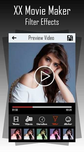 Sax Movie Maker : XX Photo Video Maker 2019 स्क्रीनशॉट 2