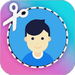 Round photo/ Cutting आइकन