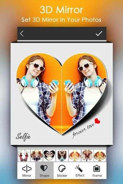 3D MirrorPic Photo Editor screenshot 1