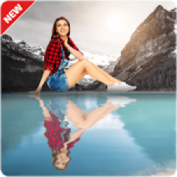 Water Reflection Effect : Mirror Photo Cut Out icon