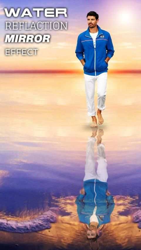 Water Reflection Effect : Mirror Photo Cut Out screenshot 6