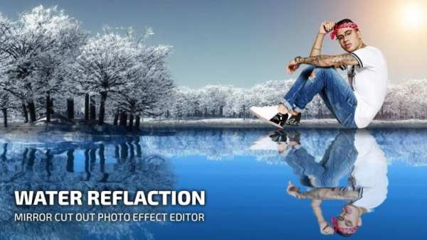 Water Reflection Effect : Mirror Photo Cut Out screenshot 5