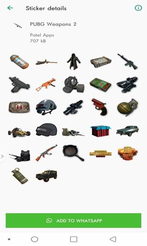 PUB-G Game Lovers Sticker Pack For WA-Stickers App स्क्रीनशॉट 4