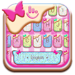 ikon Cute Colorful Donut Keyboard Theme