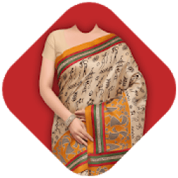 Women Fancy Saree Photo Suit Photo Editor आइकन