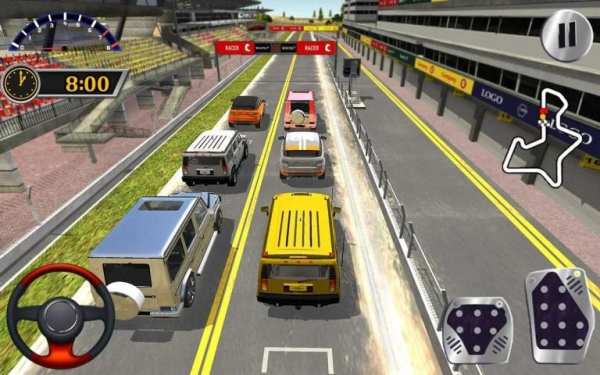 Prado Car Racing Fever स्क्रीनशॉट 9