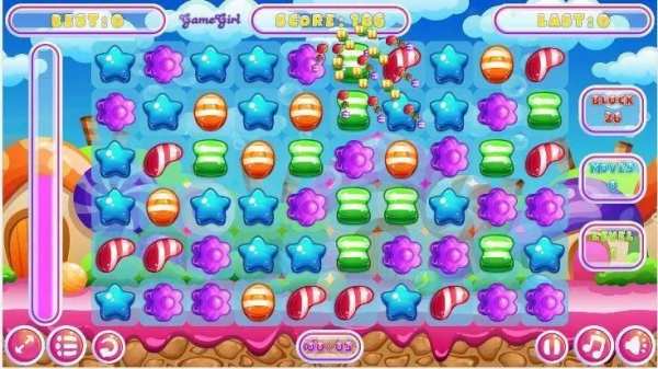 Candy Sugar Rush स्क्रीनशॉट 1