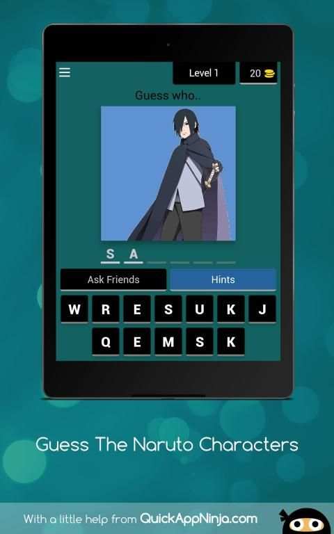 Guess The Naruto Characters screenshot 13