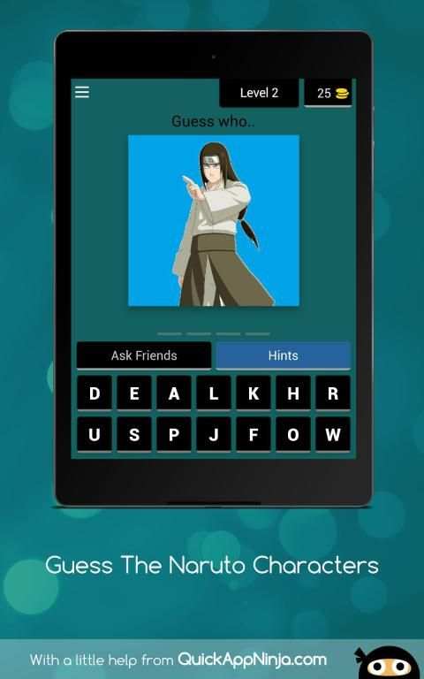 Guess The Naruto Characters screenshot 11