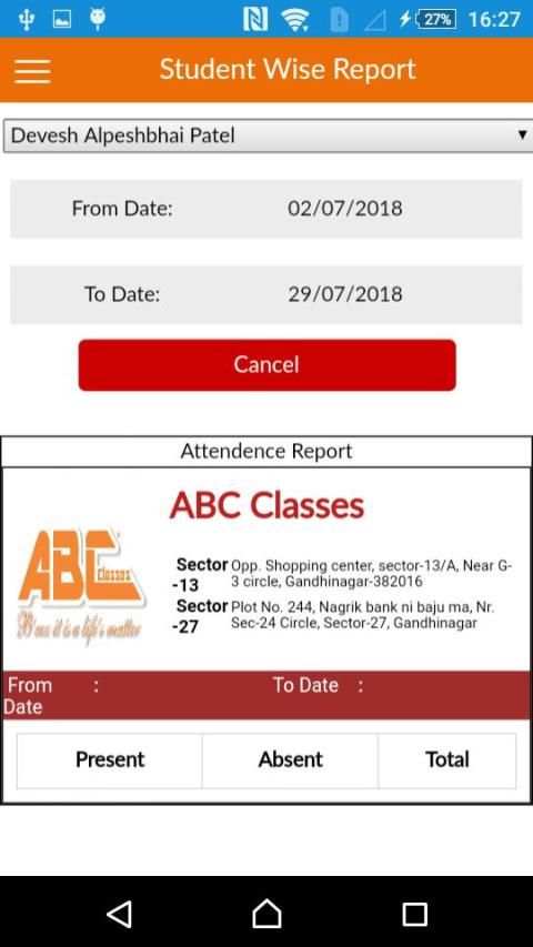 Parent's App | ABC Classes screenshot 3