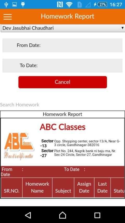 Parent's App | ABC Classes screenshot 2