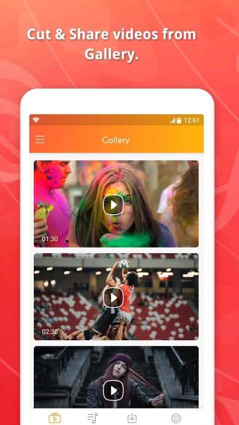 MyPic Status - Audio Status Maker, Video Cutter स्क्रीनशॉट 7