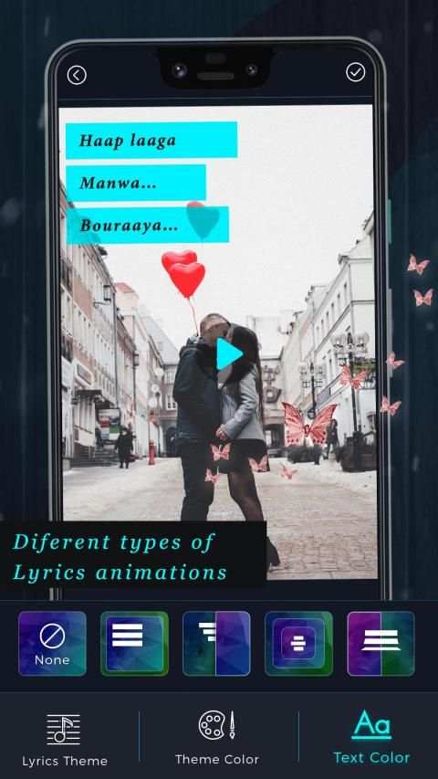 My Photo Bollywood Lyrical Video Status Maker screenshot 3