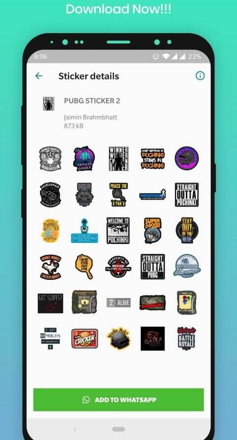 PUBG WA Stickers screenshot 4